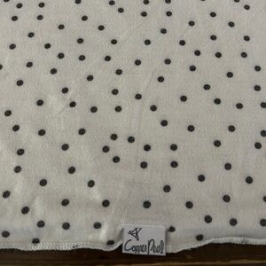 Copper and Pearl Polka Dot Stretch Swaddle